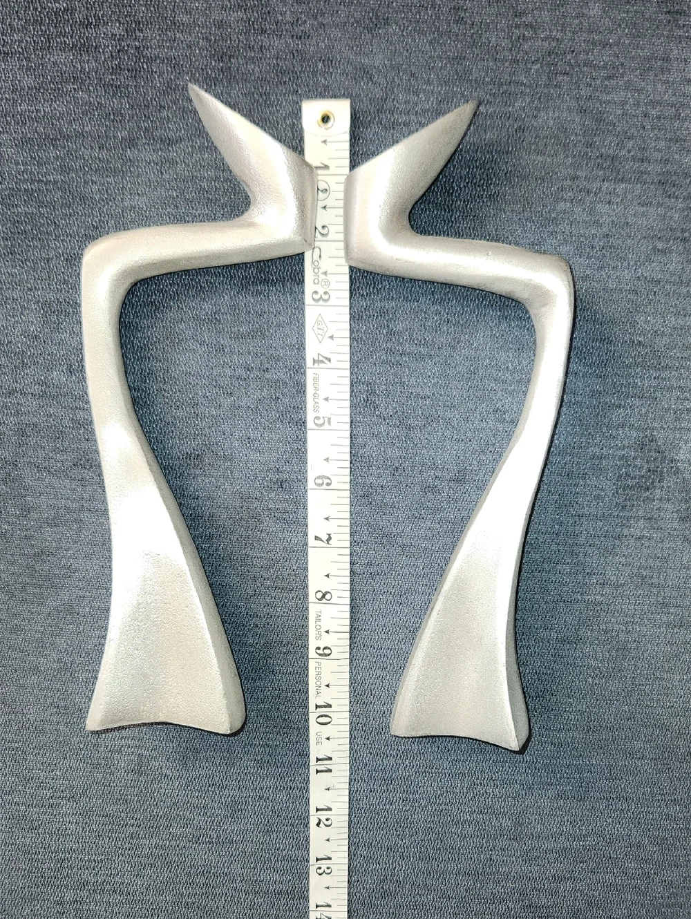 Mattew Hilton Arclumis Swan Silver Color Metal  Candleholder  Vintage Set of 2